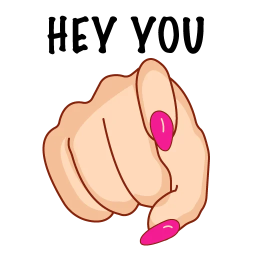 👈 Стикер «Hands Signs» для Telegram