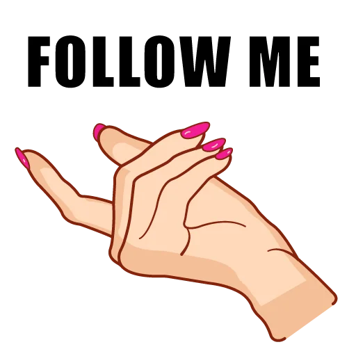 🚶‍♀️ Стикер «Hands Signs» для Telegram