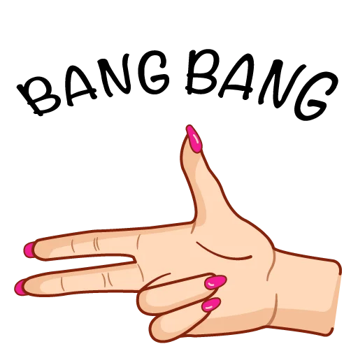🔫 Стикер «Hands Signs» для Telegram
