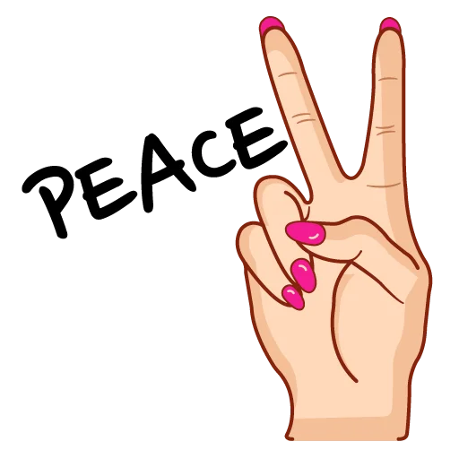 ✌️ Стикер «Hands Signs» для Telegram