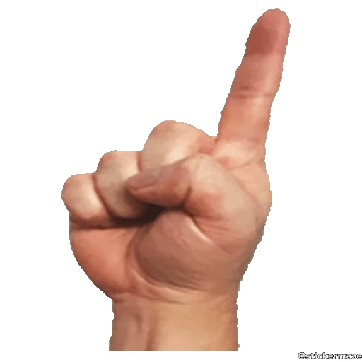 🙅‍♂ Стикер «HANDS TWO» для Telegram