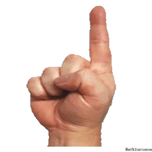 ☝ Стикер «HANDS TWO» для Telegram
