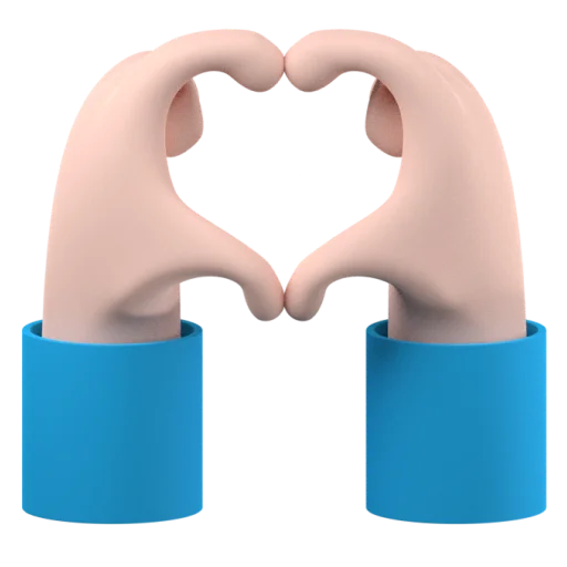❤️ Стикер «Handtickers» для Telegram