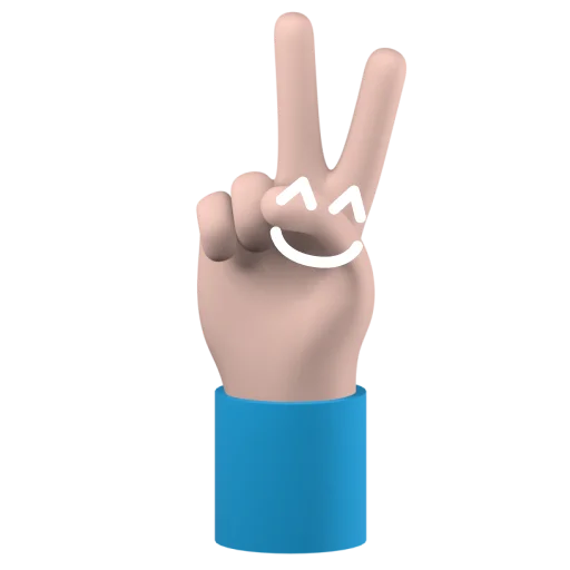 ✌️ Стикер «Handtickers» для Telegram