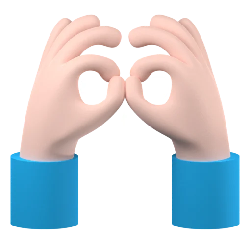 😳 Стикер «Handtickers» для Telegram