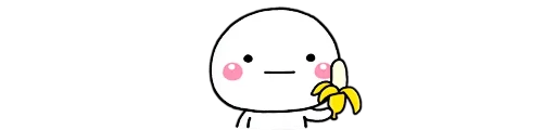 🍌 Стикер «mini cuties» для Telegram
