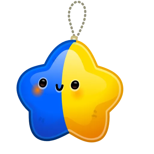 ⭐️ Эмодзи «Hanging Star» для Telegram