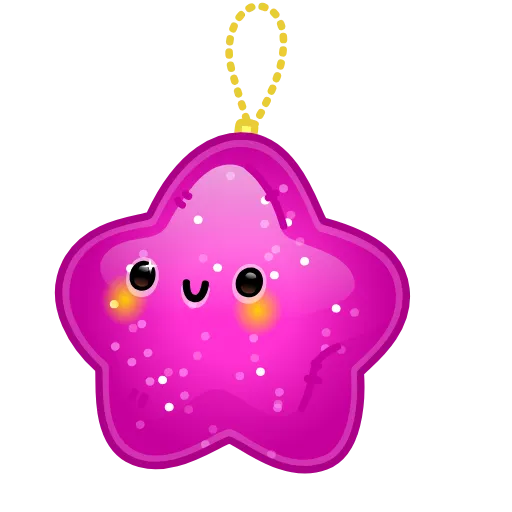 ⭐️ Эмодзи «Hanging Star» для Telegram