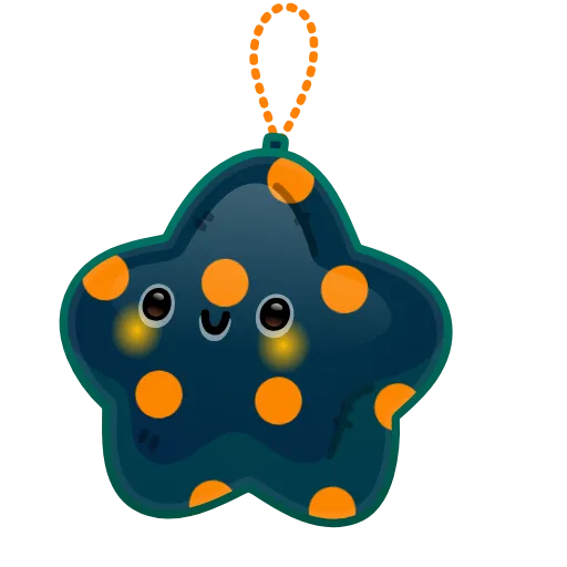 ⭐️ Эмодзи «Hanging Star» для Telegram