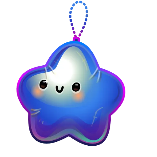 ⭐️ Эмодзи «Hanging Star» для Telegram