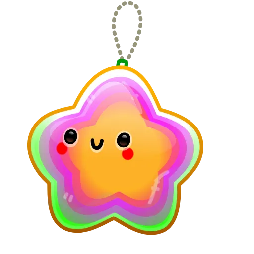 ⭐️ Эмодзи «Hanging Star» для Telegram