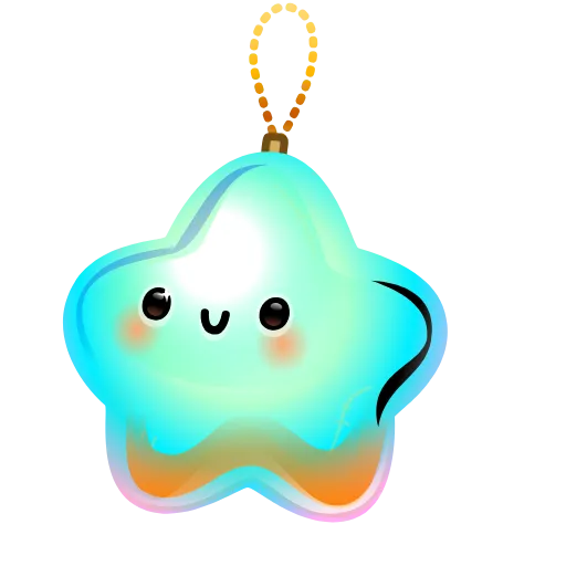⭐️ Эмодзи «Hanging Star» для Telegram
