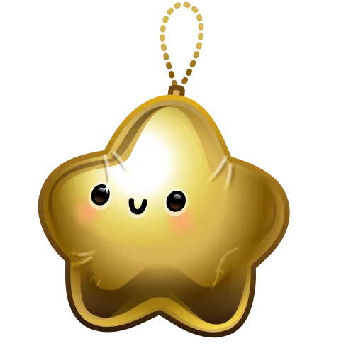 ⭐️ Эмодзи «Hanging Star» для Telegram