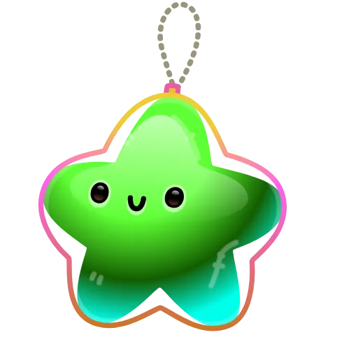 ⭐️ Эмодзи «Hanging Star» для Telegram