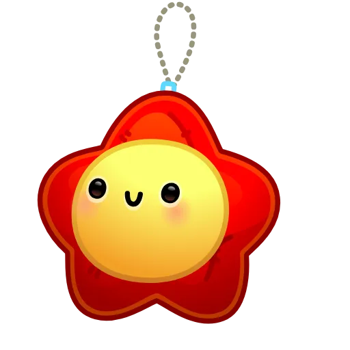 ⭐️ Эмодзи «Hanging Star» для Telegram
