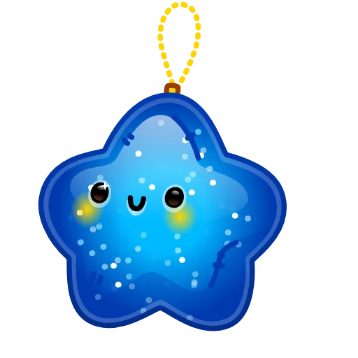 ⭐️ Эмодзи «Hanging Star» для Telegram
