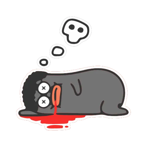 💀 Стикер «Bonny» для Telegram
