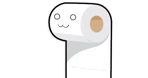 🧻 Стикер «Dependent» для Telegram