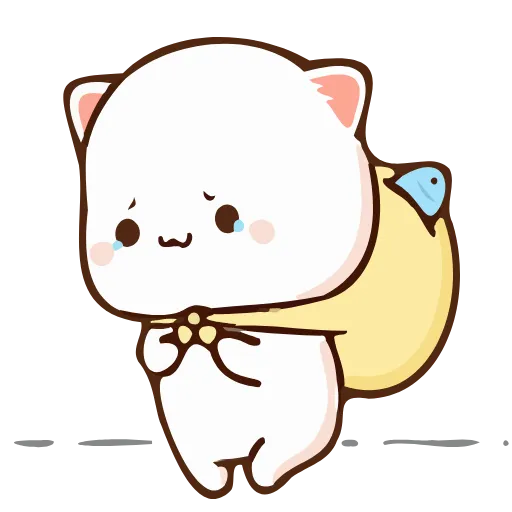 🥺 Стикер «Cute cat» для Telegram