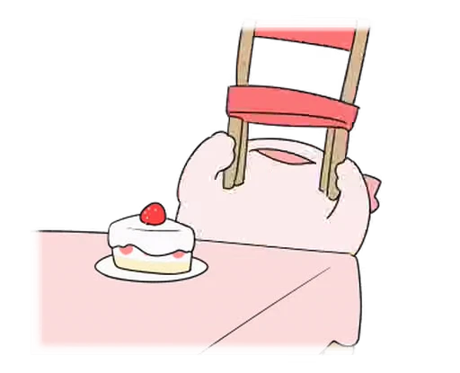🍰 Стикер «Clumsy» для Telegram