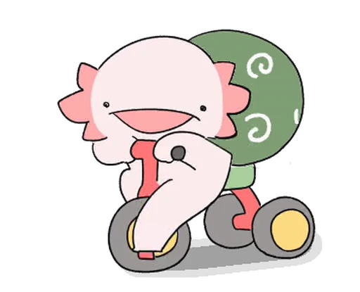 🚲 Стикер «Clumsy» для Telegram