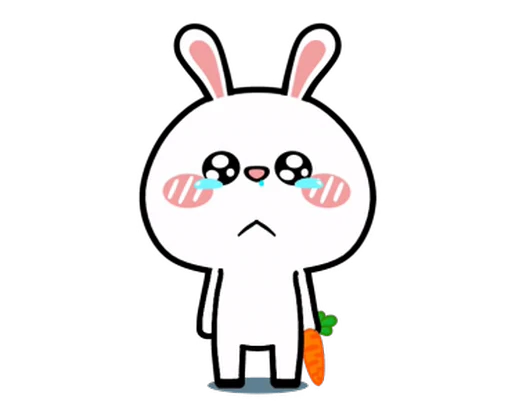 😭 Стикер «Hyper Rabbit» для Telegram