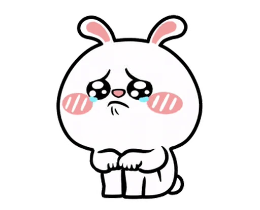 😭 Стикер «Hyper Rabbit» для Telegram