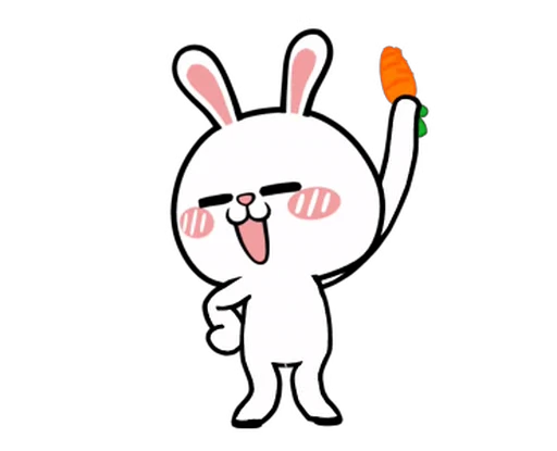 💃 Стикер «Hyper Rabbit» для Telegram
