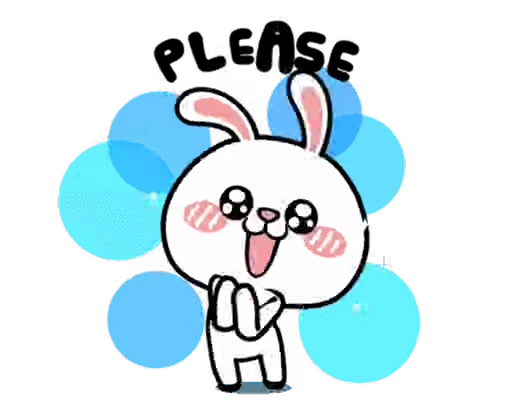 🥺 Стикер «Hyper Rabbit» для Telegram