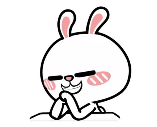 😈 Стикер «Hyper Rabbit» для Telegram