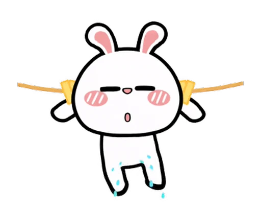 😐 Стикер «Hyper Rabbit» для Telegram