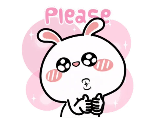 🥺 Стикер «Hyper Rabbit» для Telegram