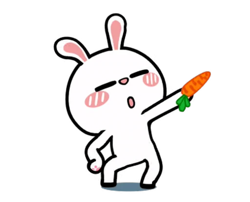 🥕 Стикер «Hyper Rabbit» для Telegram