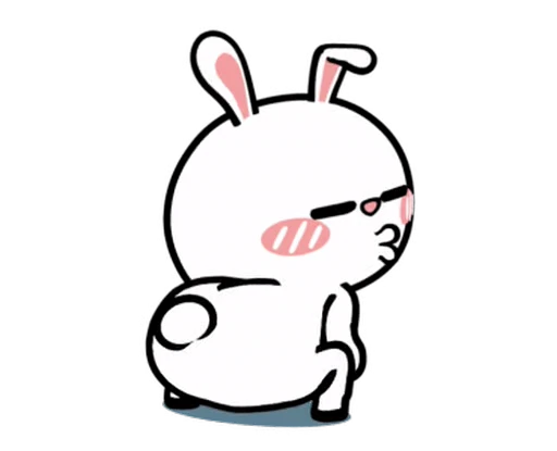 🍑 Стикер «Hyper Rabbit» для Telegram