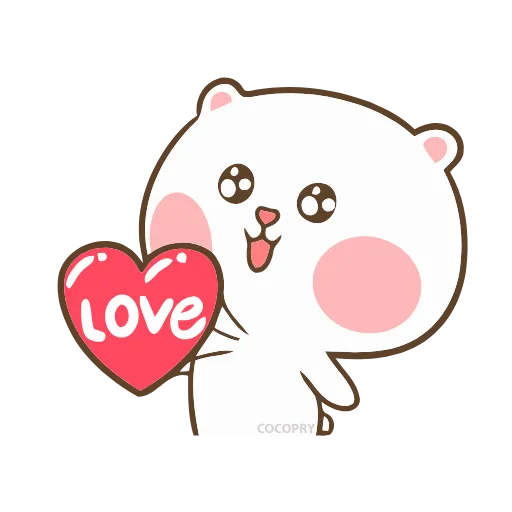 ❤️ Стикер «Puffy Bear» для Telegram