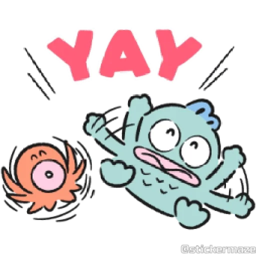 🥳 Стикер «HANGYODON» для Telegram