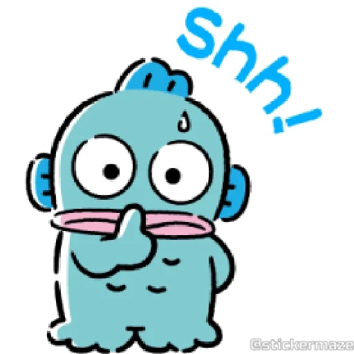 🤫 Стикер «HANGYODON» для Telegram