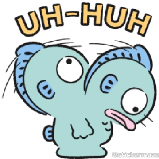 😶‍🌫️ Стикер «HANGYODON» для Telegram