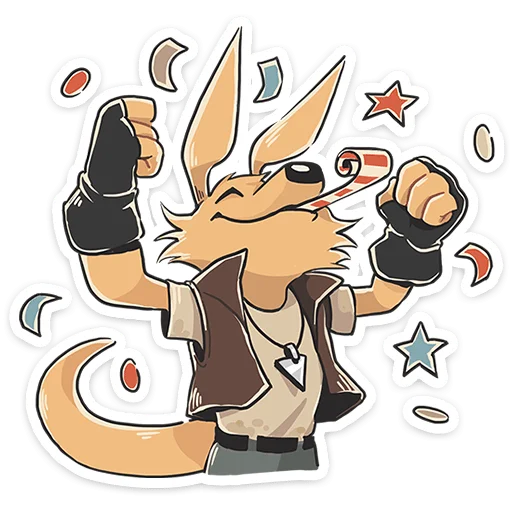🥳 Стикер «Хэнк» для Telegram