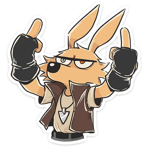 🖕 Стикер «Хэнк» для Telegram