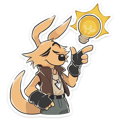 💡 Стикер «Хэнк» для Telegram
