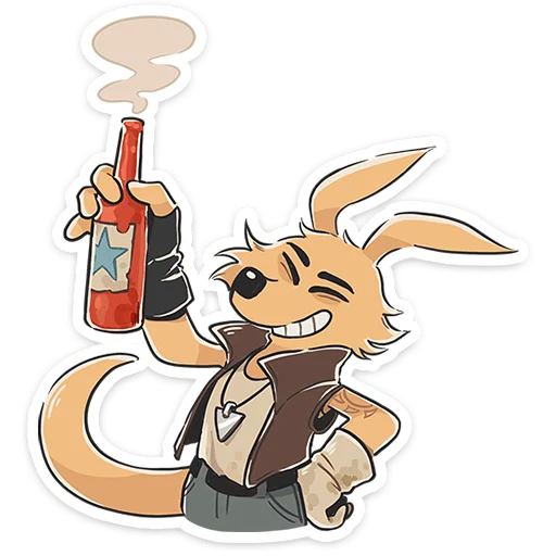 🍺 Стикер «Хэнк» для Telegram