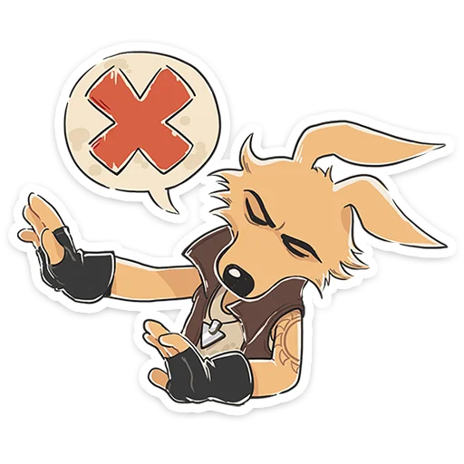 🙅‍♂️ Стикер «Хэнк» для Telegram