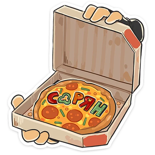 🍕 Стикер «Хэнк» для Telegram