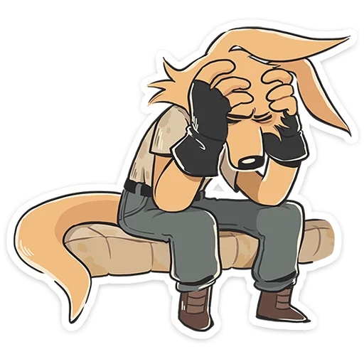 😖 Стикер «Хэнк» для Telegram