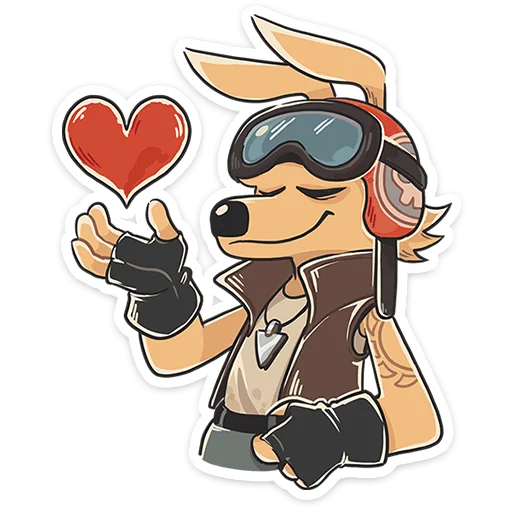 ❤️ Стикер «Хэнк» для Telegram