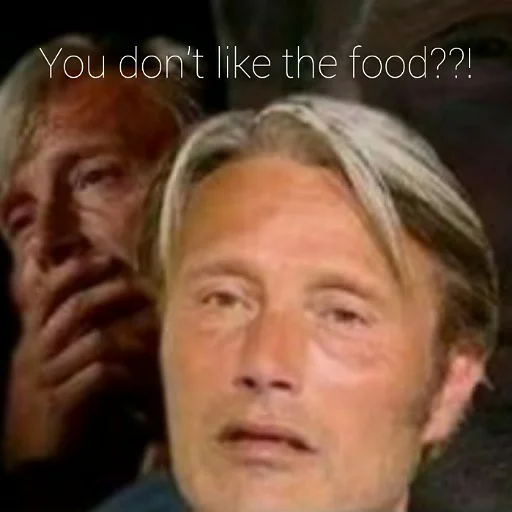 😔 Стикер «Hannibal the mandibal» для Telegram