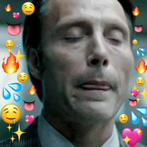 🤤 Стикер «Hannibal the mandibal» для Telegram