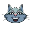 😁 Эмодзи «Happy cat» для Telegram