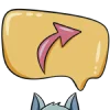 ➡️ Эмодзи «Happy cat» для Telegram